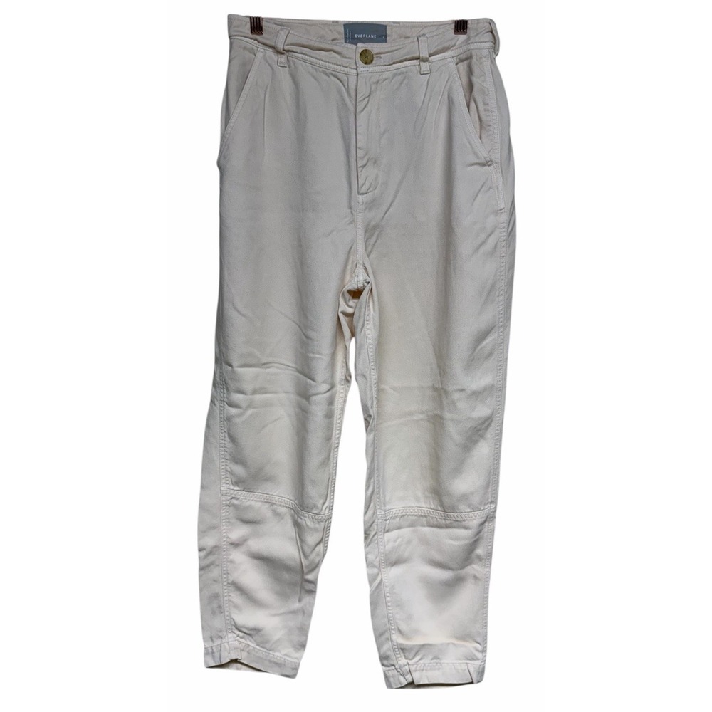 Everlane The Utility Barrel Pant Bone Women's Size 4